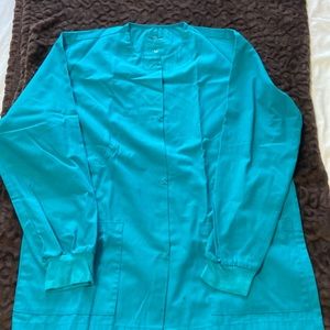 SCRUB WARM UP JACKET /TEAL